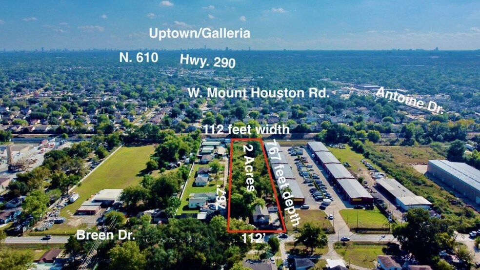 5721 Breen Dr, Houston, TX à vendre - Aérien – Image 2 sur 10