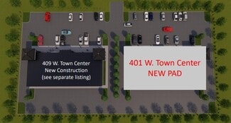 Plus de détails pour 401 W Town Center Blvd, Champaign, IL - Terrain à vendre