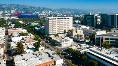 116-120 N Robertson Blvd, West Hollywood, CA - VUE AÉRIENNE  vue de carte