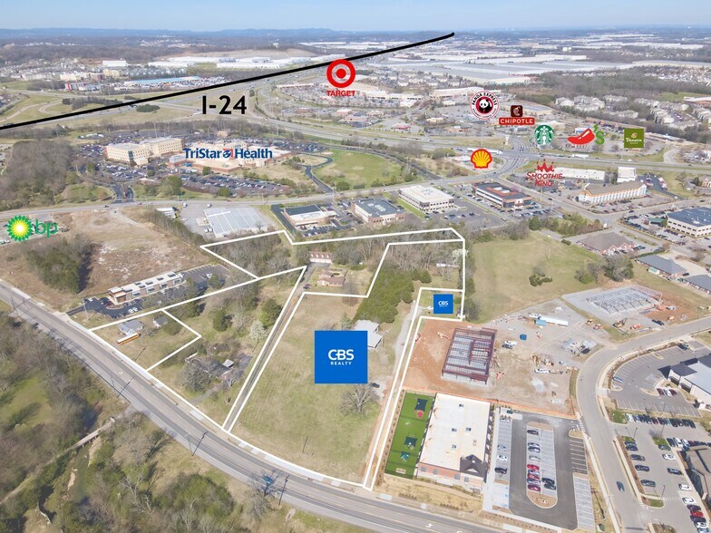 374 Rock Springs Rd, Smyrna, TN à vendre - Aérien – Image 2 sur 4
