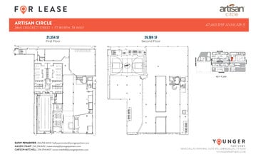 2973 W 7th St, Fort Worth, TX à louer Plan d’étage– Image 1 sur 2
