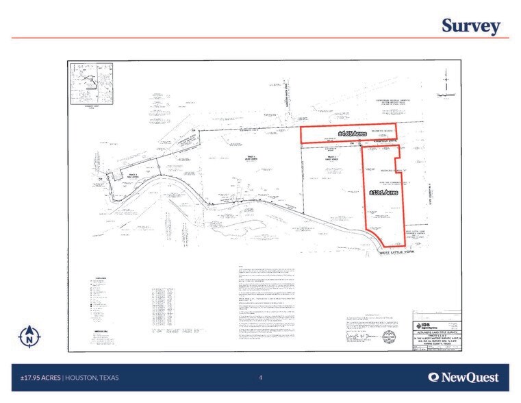Highway 6 & W Little York, Houston, TX à vendre - Plan cadastral – Image 2 sur 3