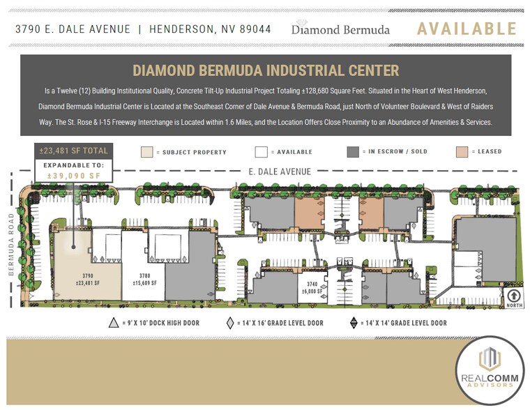 3790 E Dale Ave, Henderson, NV à vendre - Photo de l’immeuble – Image 2 sur 9