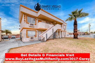 Plus de détails pour 3017-3021 E Carey Ave, North Las Vegas, NV - Logement à vendre