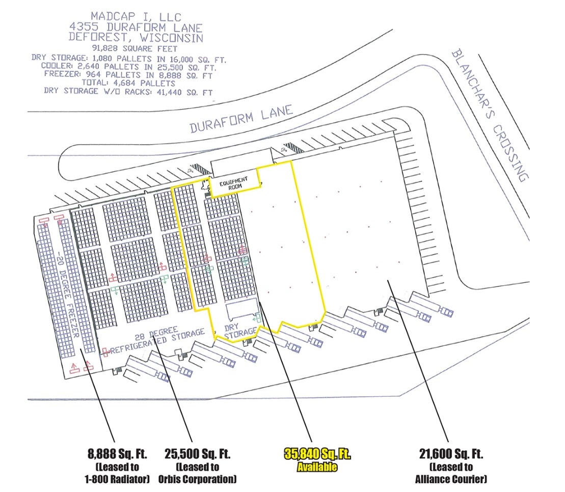 4355 Duraform Ln, Windsor, WI à louer Plan de site– Image 1 sur 1