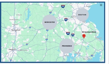 55 Scotland Blvd, Bridgewater, MA à louer Plan de site– Image 2 sur 2