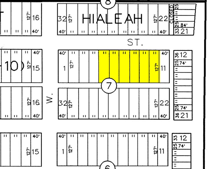 450 W 28th St, Hialeah, FL à louer - Plan cadastral – Image 2 sur 16