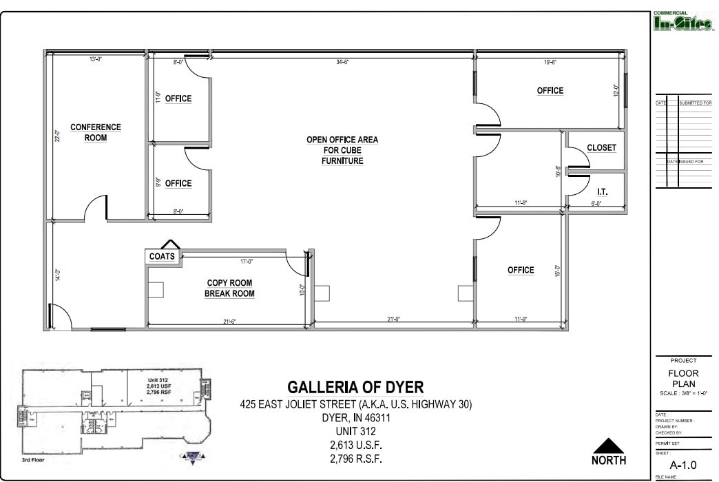 425 Joliet St, Dyer, IN 46311 - Lot 312 -  - Plan d’étage - Image 1 of 5