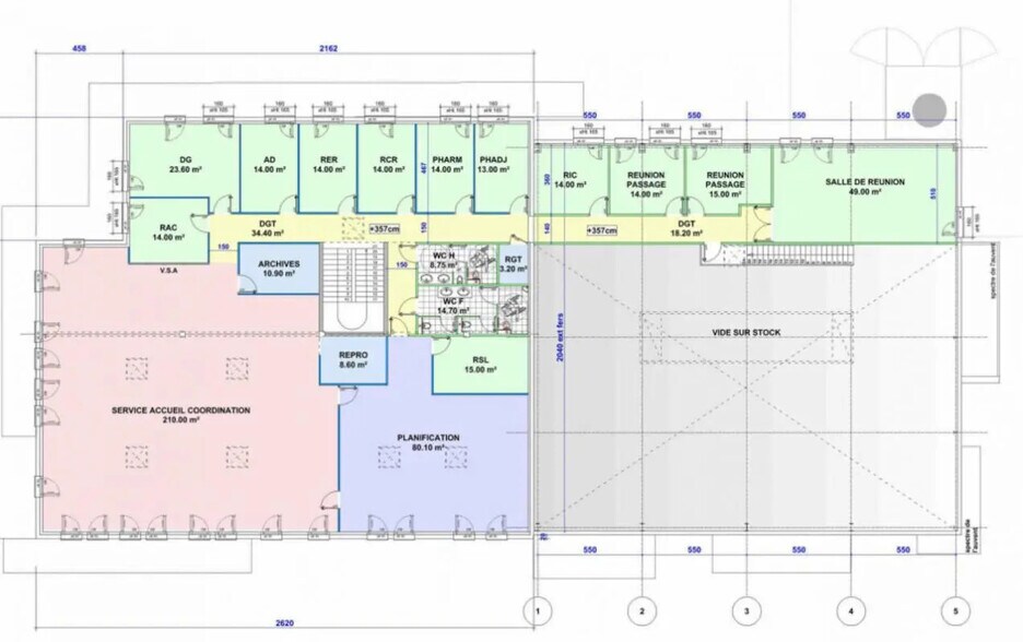Local d’activités dans Saint-Priest à louer - Plan d’étage – Image 3 sur 3
