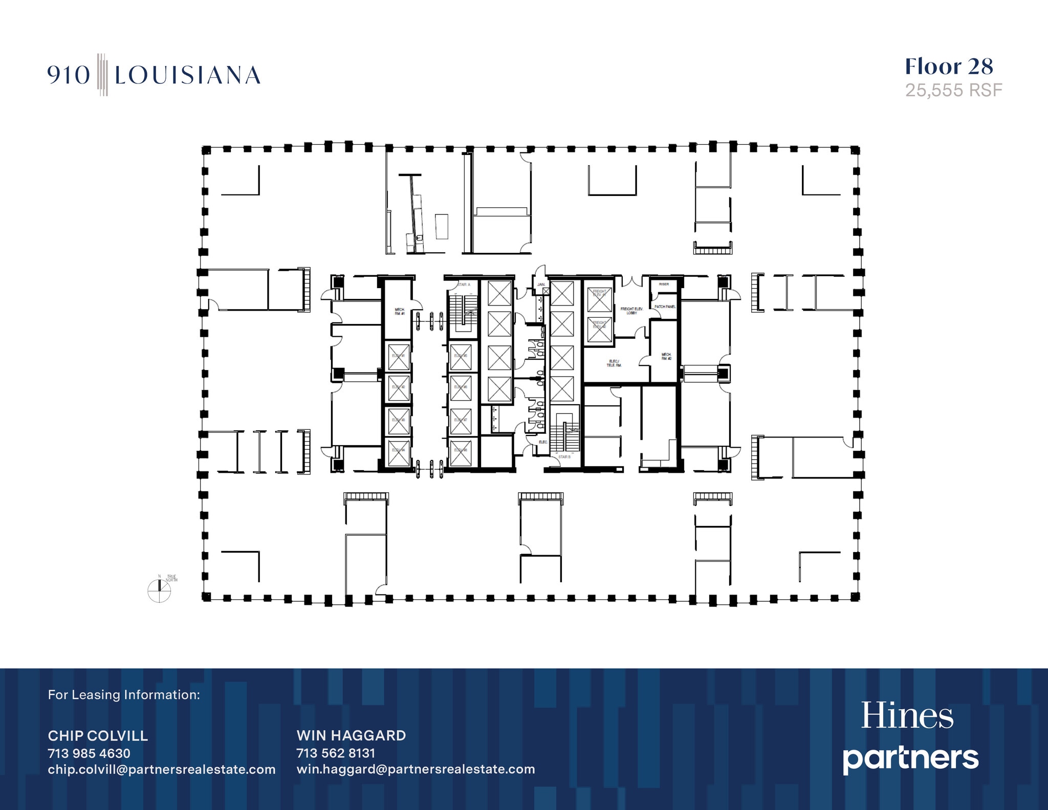 910 Louisiana St, Houston, TX à louer Plan d’étage– Image 1 sur 1