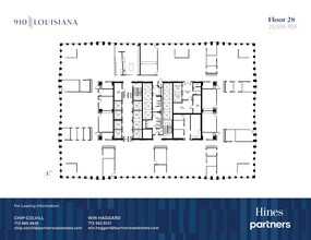 910 Louisiana St, Houston, TX à louer Plan d’étage– Image 1 sur 1