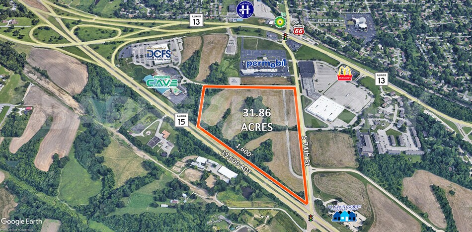 W State Route 15 & 74th St, Belleville, IL à vendre - Photo principale – Image 1 sur 2