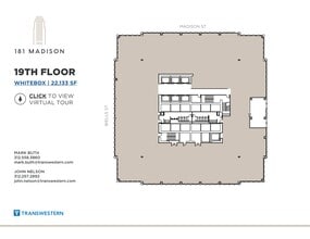 181 W Madison St, Chicago, IL à louer Plan de site– Image 1 sur 2
