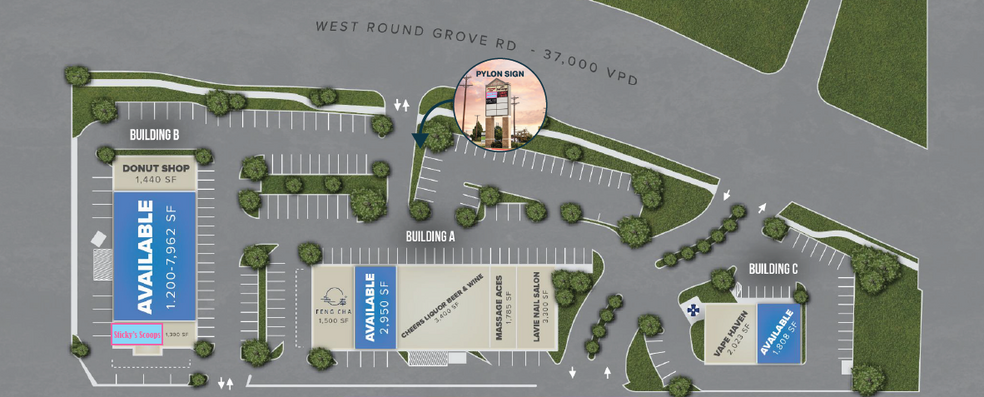 920 W Round Grove Rd, Lewisville, TX à louer - Photo de l’immeuble – Image 2 sur 3