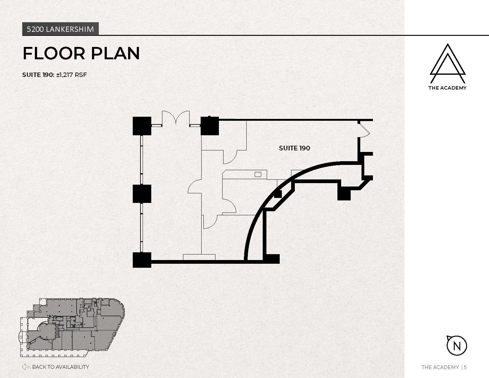 5200 Lankershim Blvd, North Hollywood, CA à louer Plan d’étage– Image 1 sur 1