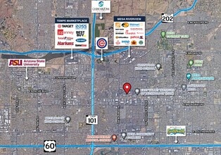 49 S Sycamore St, Mesa, AZ - VUE AÉRIENNE  vue de carte