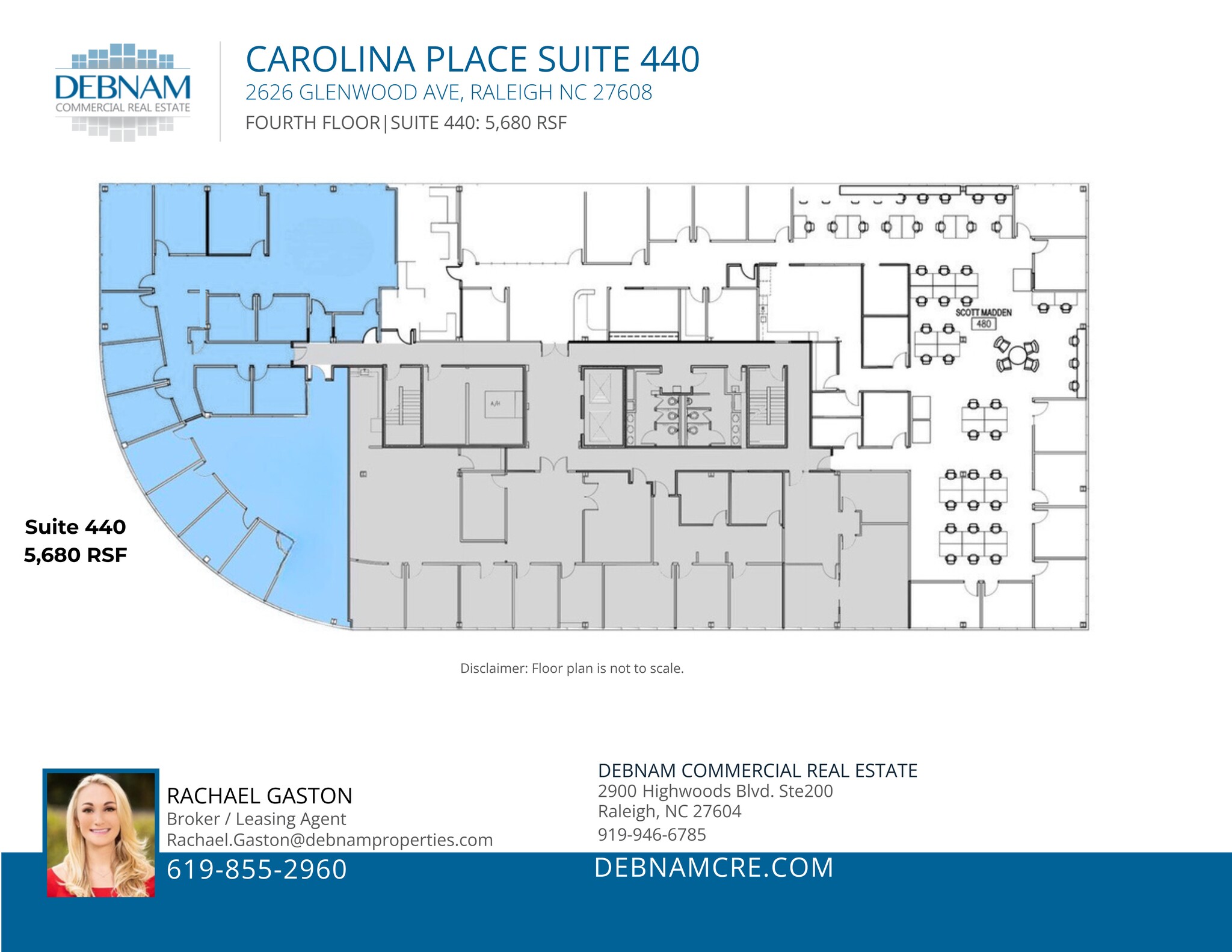 2626 Glenwood Ave, Raleigh, NC à louer Plan de site– Image 1 sur 1