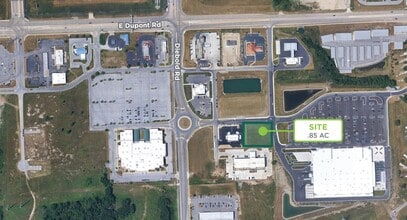 10000 Diebold, Fort Wayne, IN - VUE AÉRIENNE  vue de carte