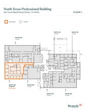 2817 S Mayhill Rd, Denton, TX à louer Plan d’étage– Image 1 sur 1