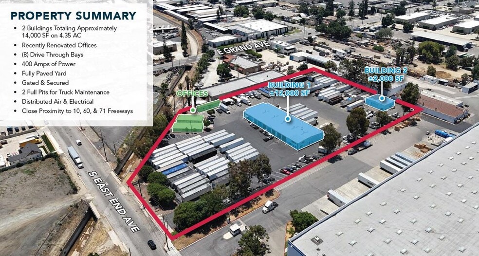 1101 S East End Ave, Pomona, CA à louer - Photo de l’immeuble – Image 1 sur 6