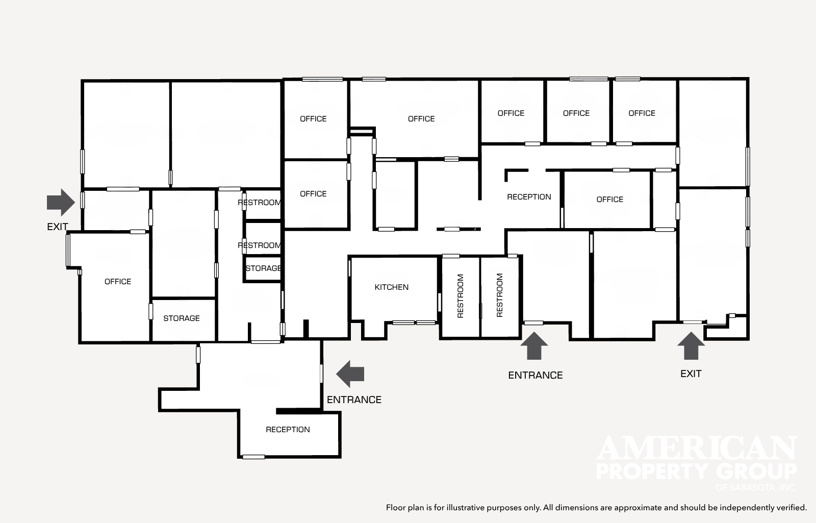 7182 Curtiss Ave, Sarasota, FL à louer Plan d’étage– Image 1 sur 20