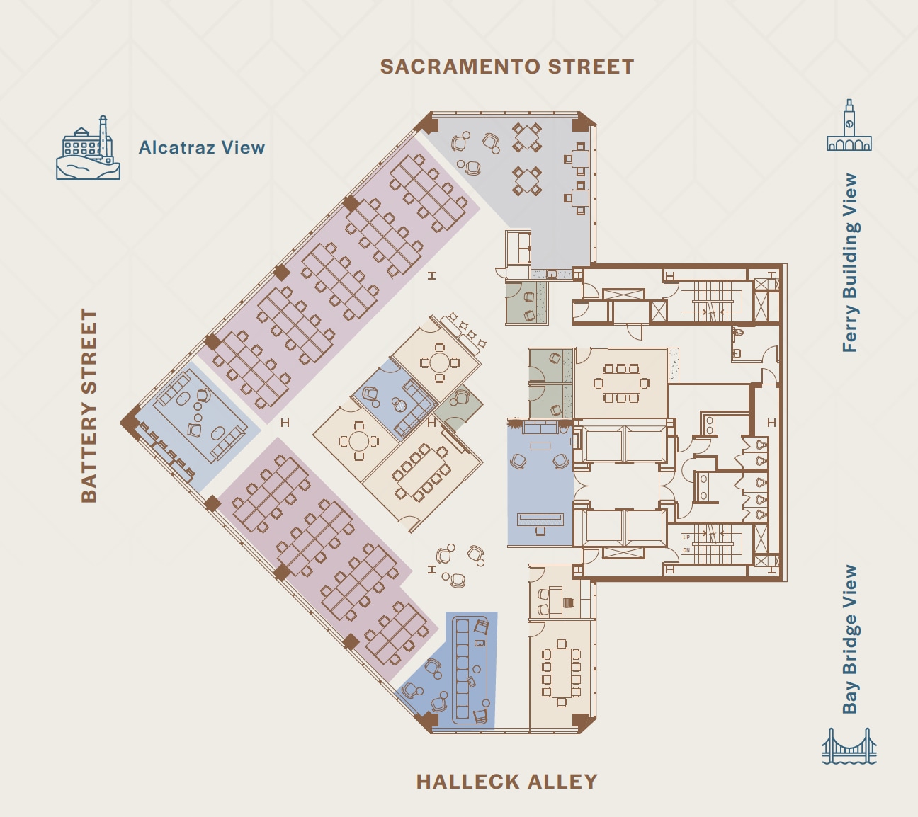 353 Sacramento St, San Francisco, CA à louer Photo intérieure– Image 1 sur 3