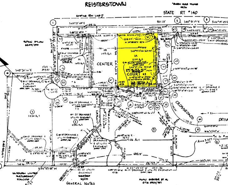 2 Park Center Ct, Owings Mills, MD à louer - Plan cadastral – Image 2 sur 12