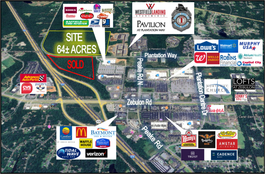 749 Lamar Rd, Macon-Bibb, GA à vendre - Photo principale – Image 1 sur 1