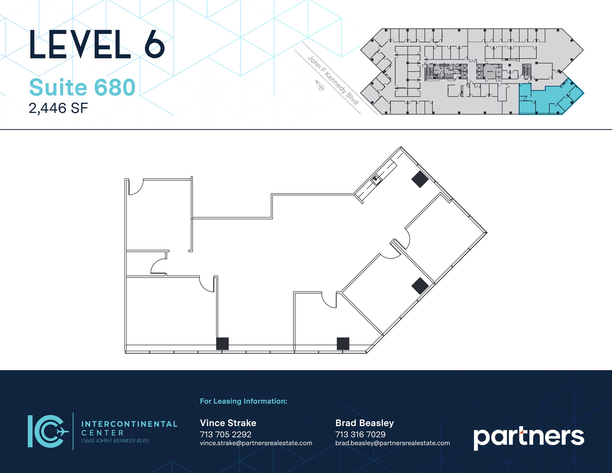 15600 John F Kennedy Blvd, Houston, TX à louer Plan de site– Image 1 sur 1