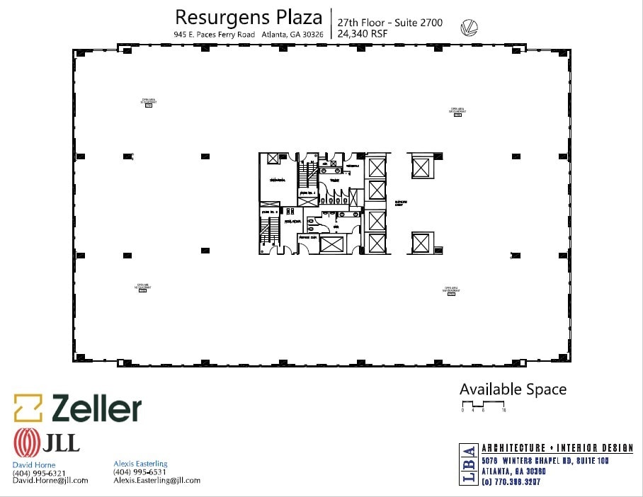 945 E Paces Ferry Rd NE, Atlanta, GA à louer Plan d’étage– Image 1 sur 1