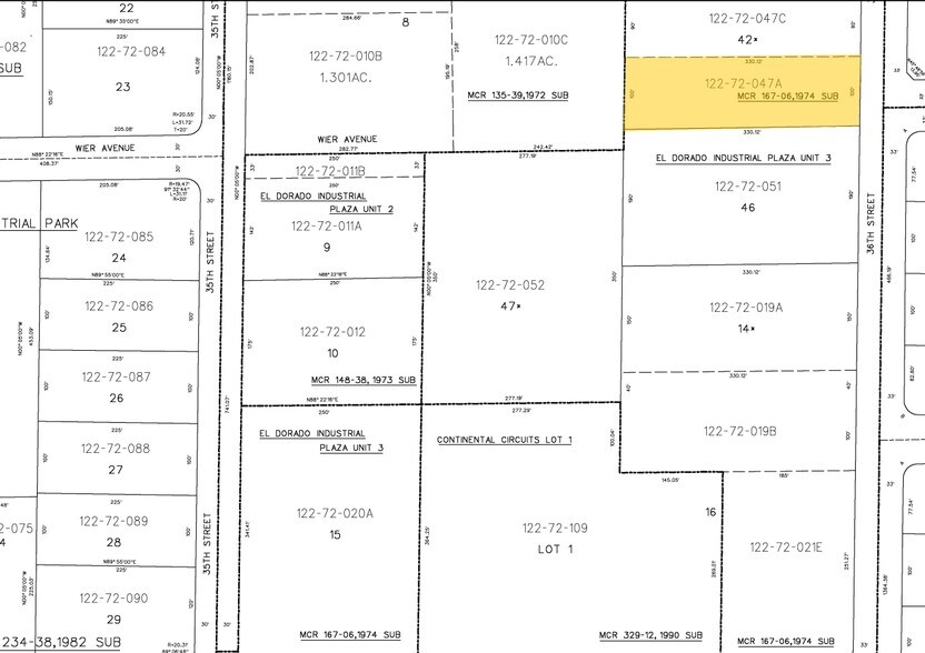 4640 S 36th St, Phoenix, AZ à louer - Plan cadastral – Image 2 sur 3