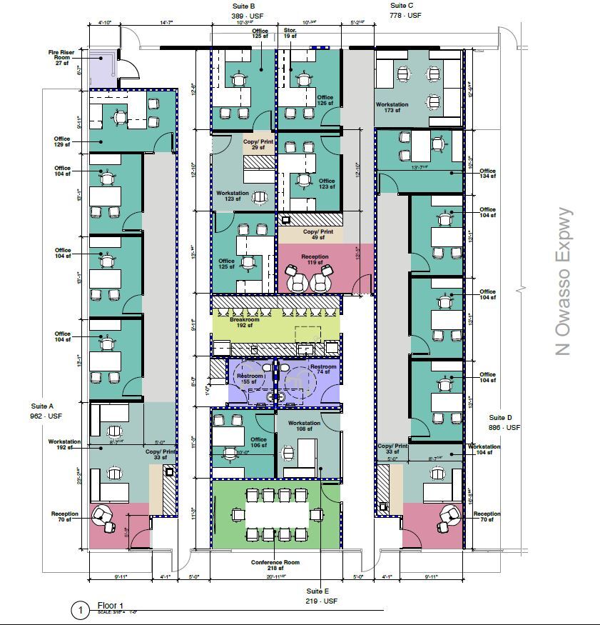 314 E 5th Ave, Owasso, OK à louer Plan de site– Image 1 sur 1