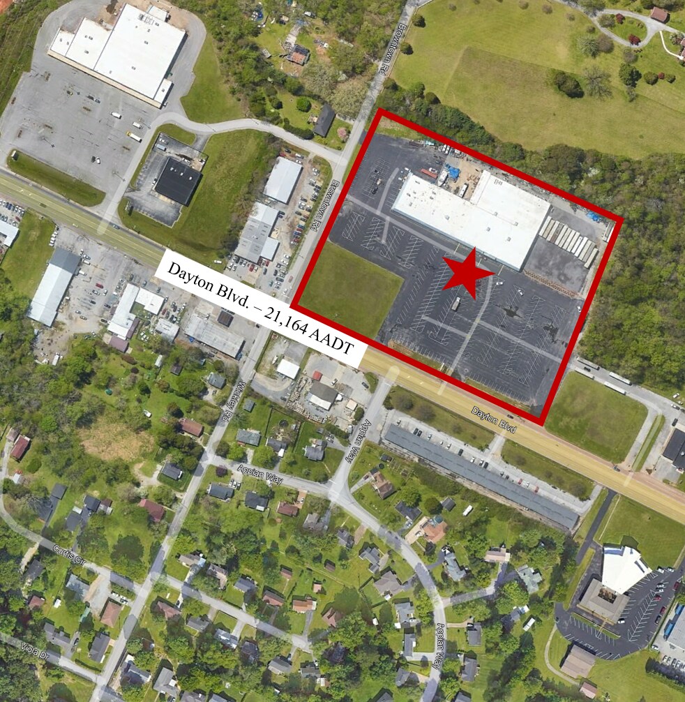 4825 Dayton Blvd, Chattanooga, TN à vendre Photo de l’immeuble– Image 1 sur 2