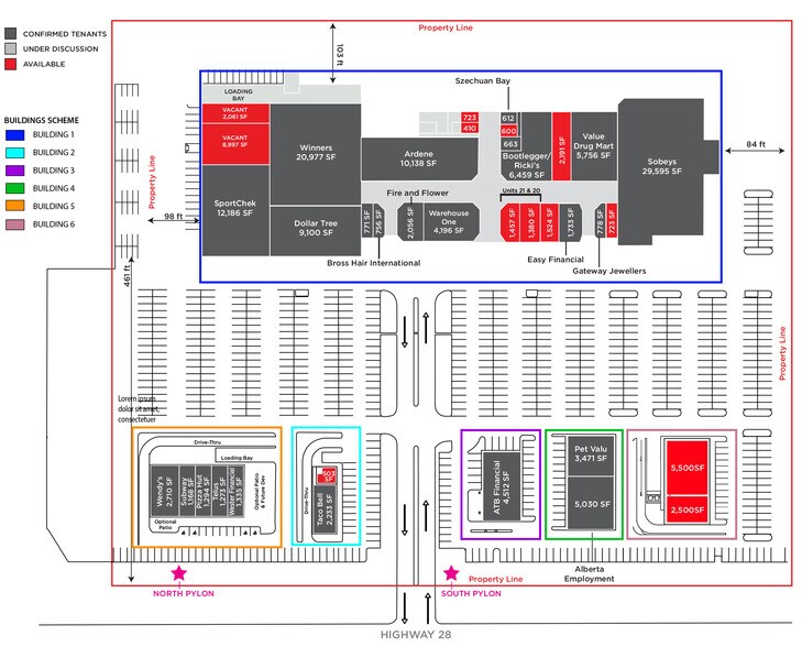 6801 51 St, Cold Lake, AB à louer - Plan de site – Image 3 sur 3