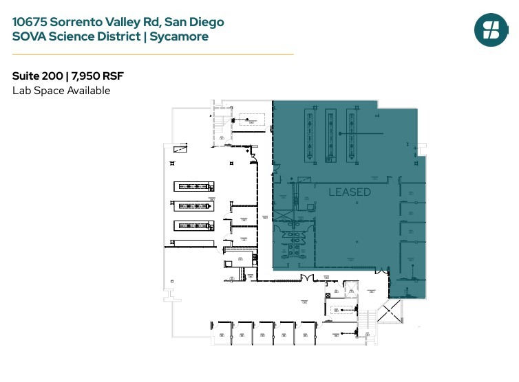 11555 Sorrento Valley Rd, San Diego, CA à louer Plan d’étage– Image 1 sur 5