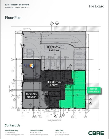 52-07 Queens Blvd, Woodside, NY à louer - Plan d’étage – Image 2 sur 5