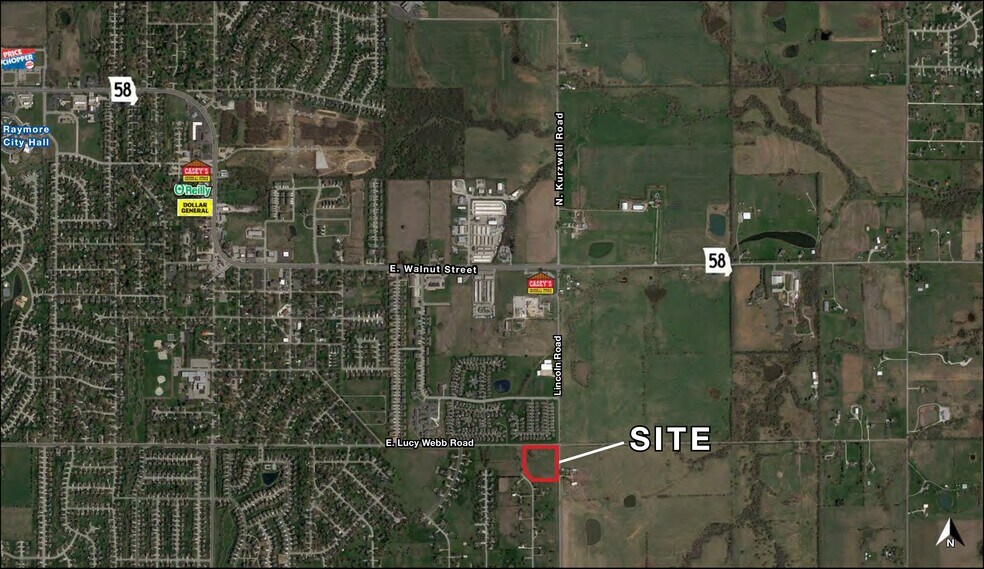 Hwy J, Raymore, MO à vendre - Photo principale – Image 1 sur 2