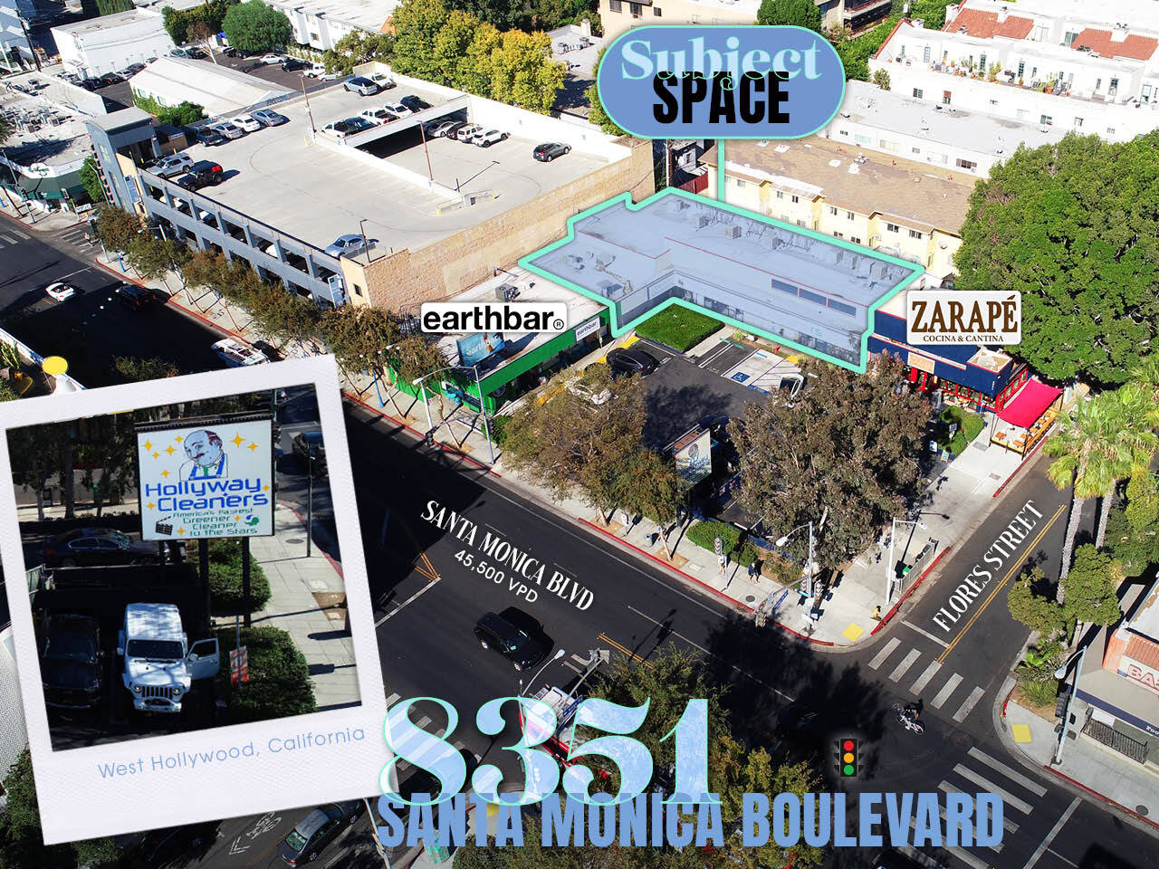 8351 Santa Monica Blvd, West Hollywood, CA à louer Photo de l’immeuble– Image 1 sur 8