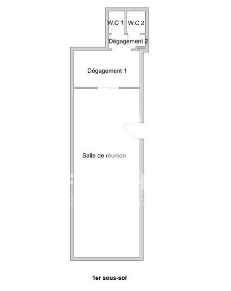 Local commercial dans PARIS à vendre - Plan d’étage – Image 2 sur 3