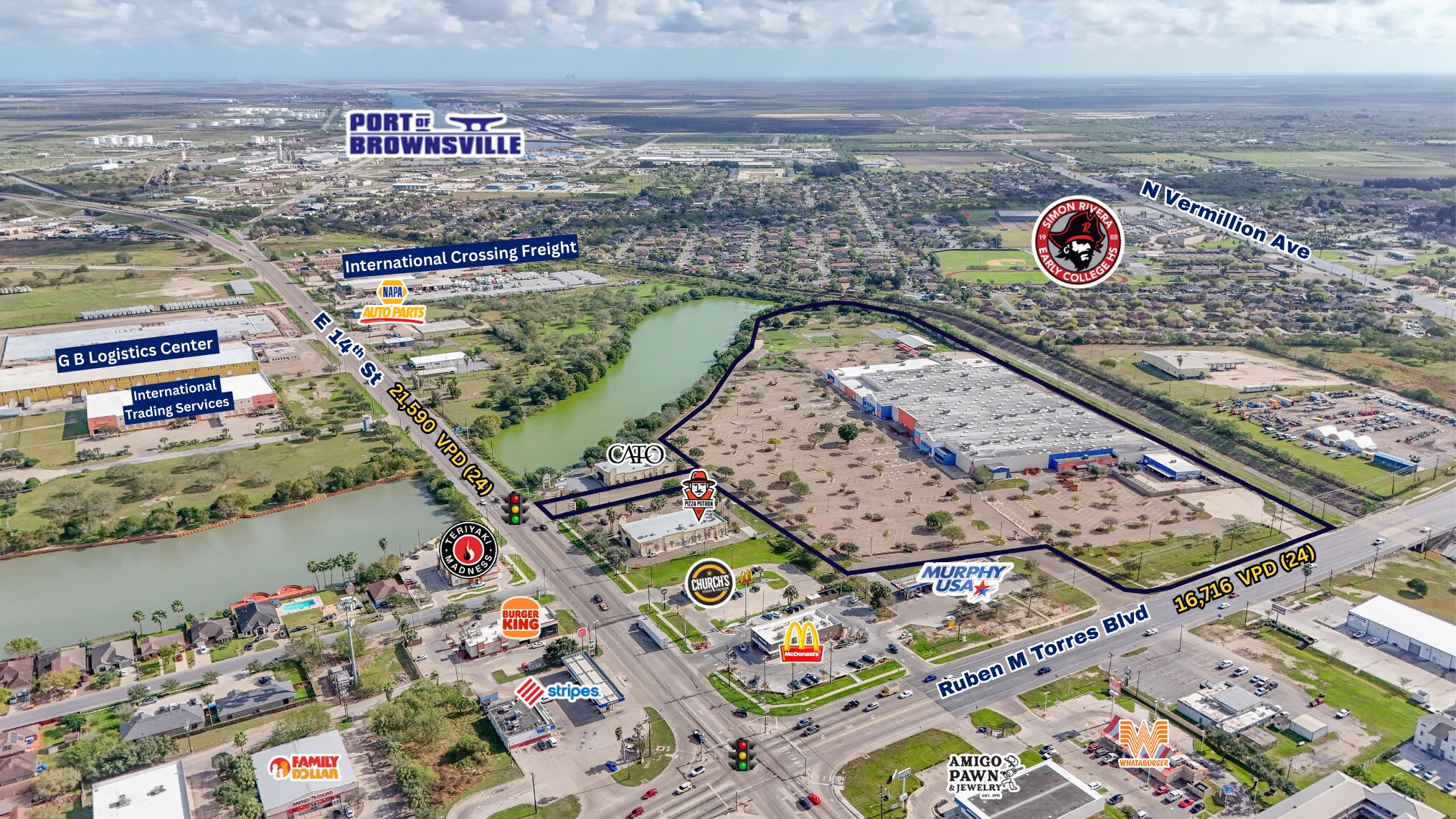 7480 Padre Island Blvd, Brownsville, TX à vendre Photo principale– Image 1 sur 8
