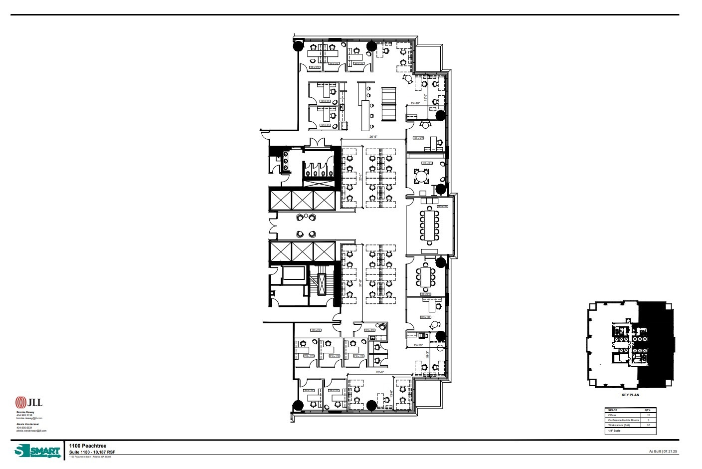 1100 Peachtree St Ne, Atlanta, GA à louer Plan d’étage– Image 1 sur 1