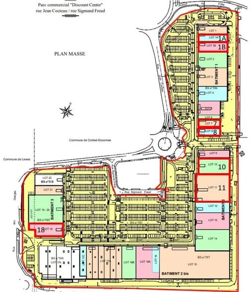 24s Avenue Paul Maintenant, Corbeil-Essonnes à louer - Plan de site – Image 1 sur 5