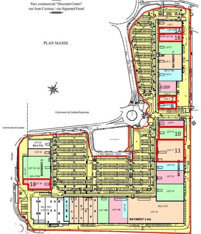 24s Avenue Paul Maintenant, Corbeil-Essonnes à louer Plan de site– Image 1 sur 6