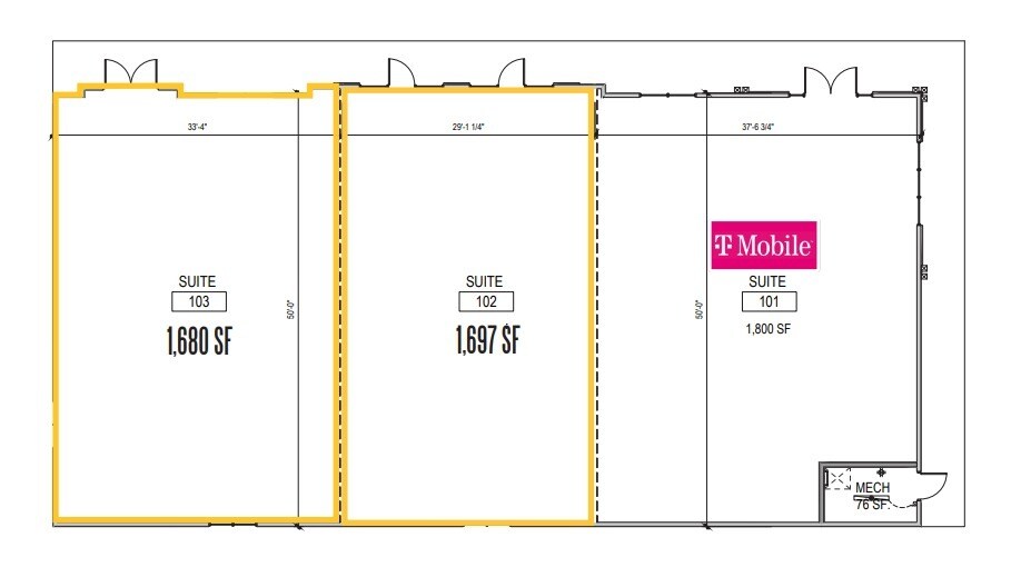 4100 W Frontage Rd, Marinette, WI à louer - Plan d’étage – Image 2 sur 2