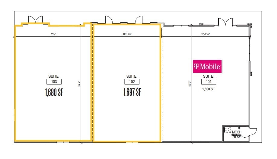 4100 W Frontage Rd, Marinette, WI à louer Plan d’étage– Image 1 sur 3