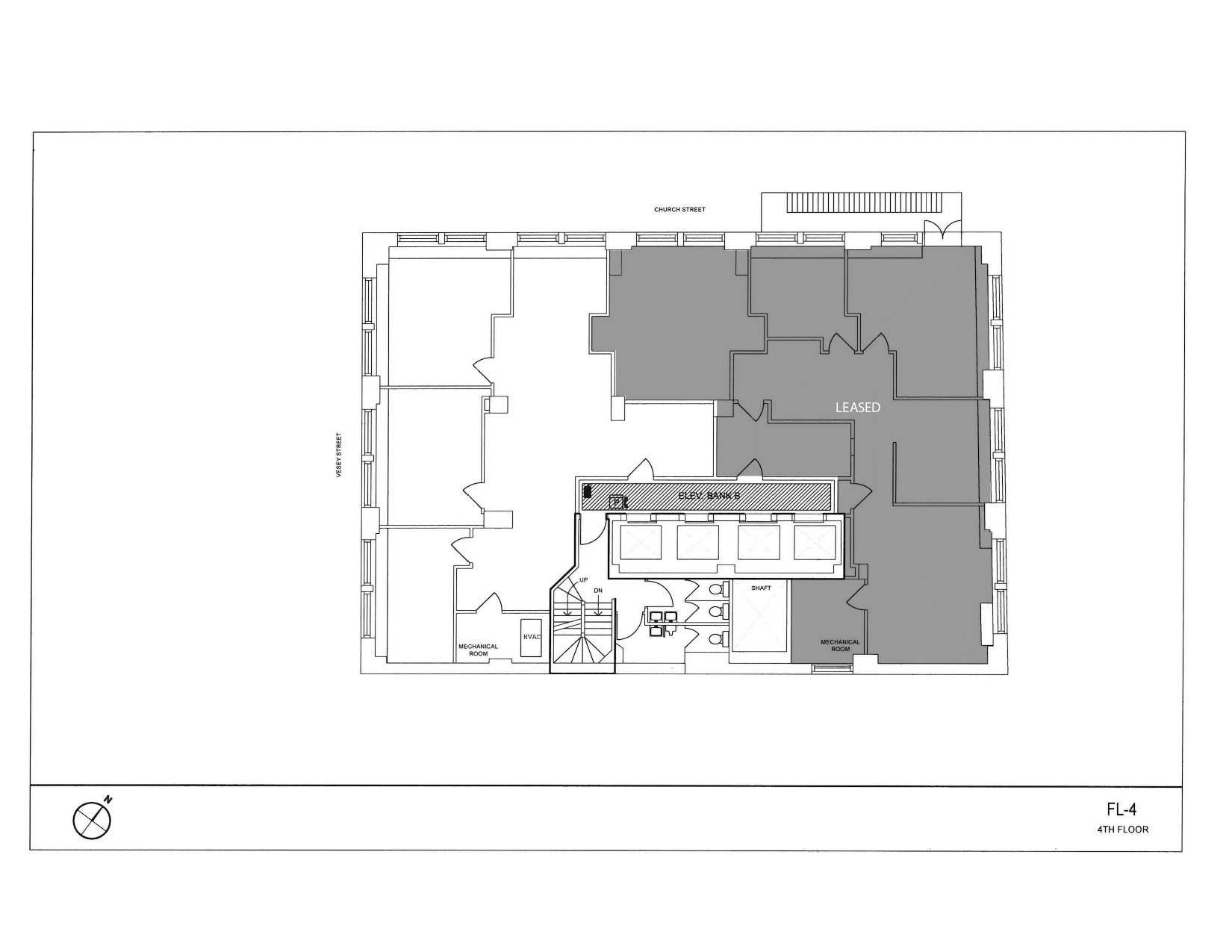 30 Vesey St, New York, NY à louer Plan d’étage– Image 1 sur 10