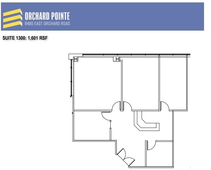 8480 E Orchard Rd, Greenwood Village, CO à louer Plan d’étage– Image 1 sur 1