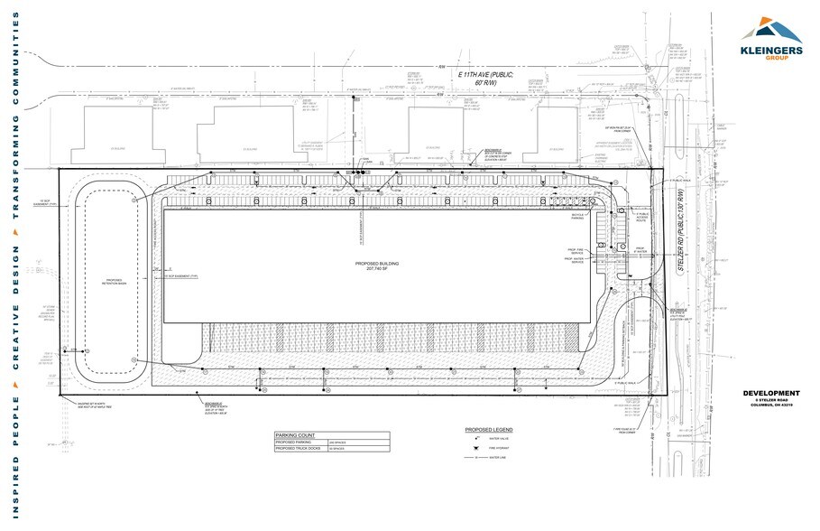 885 Stelzer Rd, Columbus, OH à louer - Plan de site – Image 3 sur 3