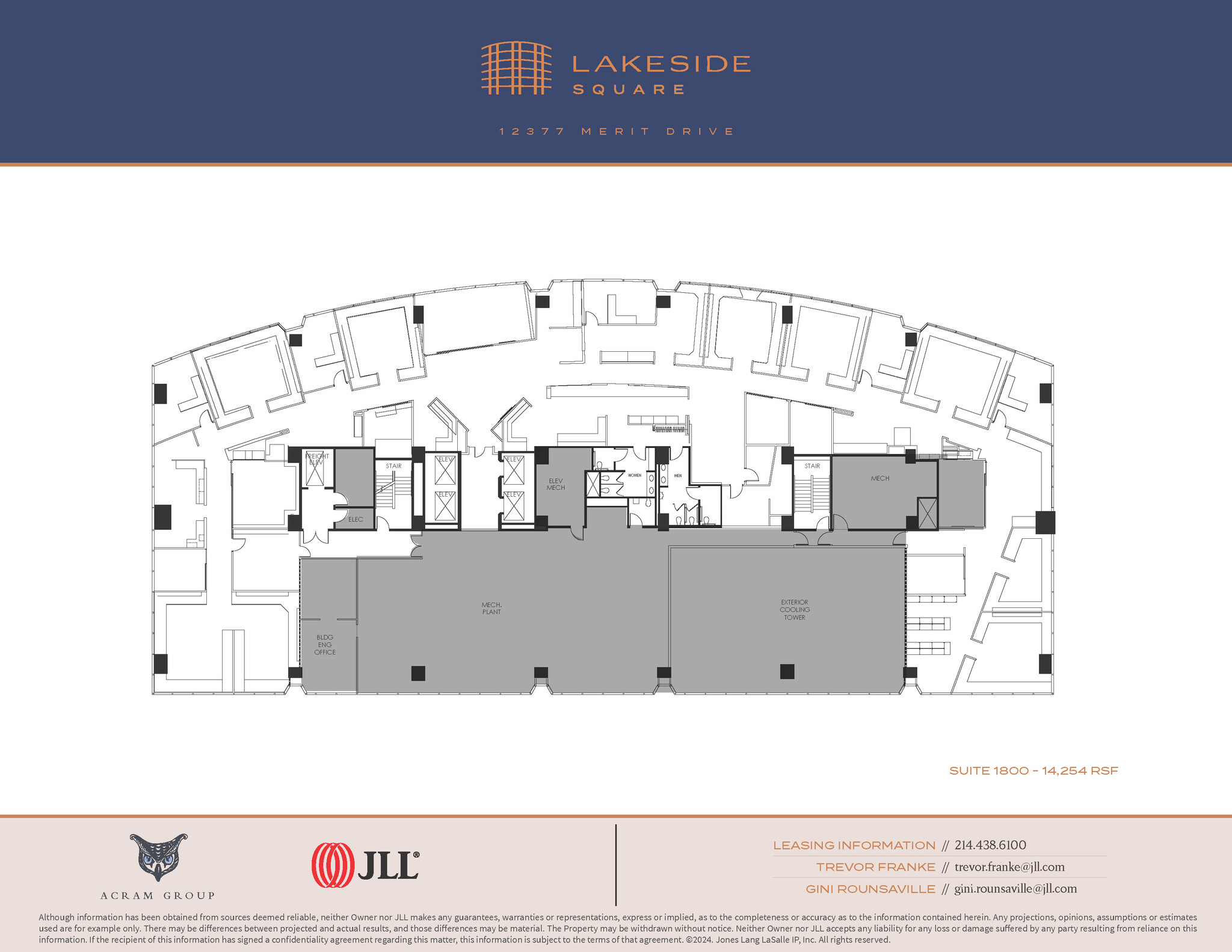 12377 Merit Dr, Dallas, TX à louer Plan d’étage– Image 1 sur 1