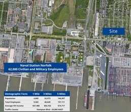 8508-8600 Hampton Blvd, Norfolk, VA - VUE AÉRIENNE  vue de carte